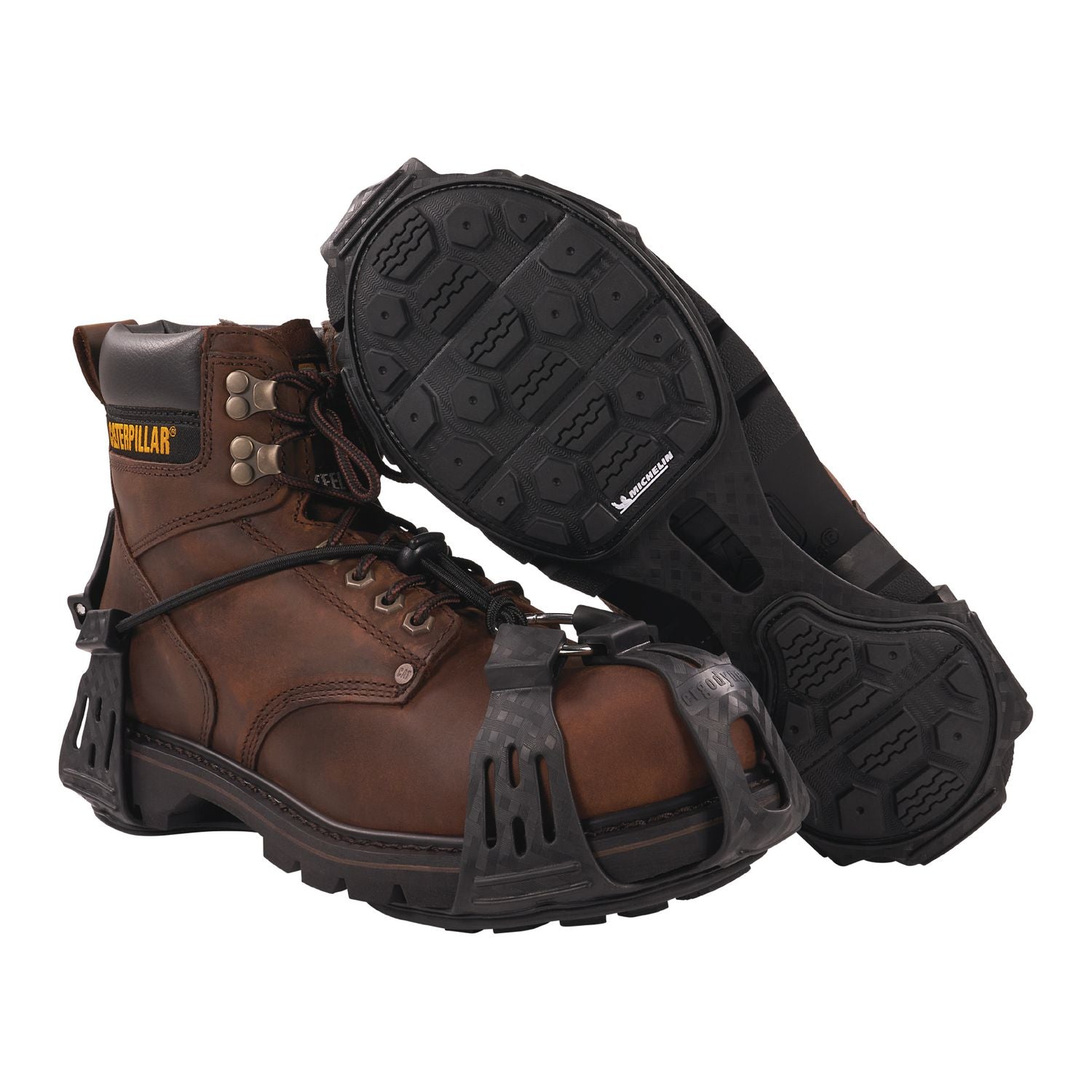 Ergodyne Trex 6325 Spikeless Traction Devices, Small, Black, Rubber, 2 per Pair