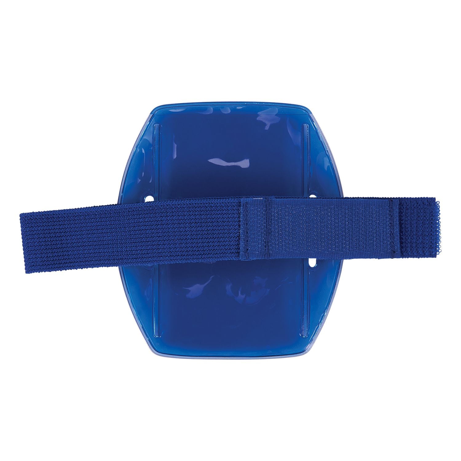 Squids 3386 Arm Band ID/Badge Holder, Vertical, Blue, 3.75 x 4.25 Holder, 2.5 x 4 Insert, 10/Pack