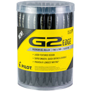 Pilot Gel Pens - 0.7 mm Fine Pen Point - Refillable - Black Ink - Gel-based - Tungsten Carbide Tip - Writing - 36 / Pack