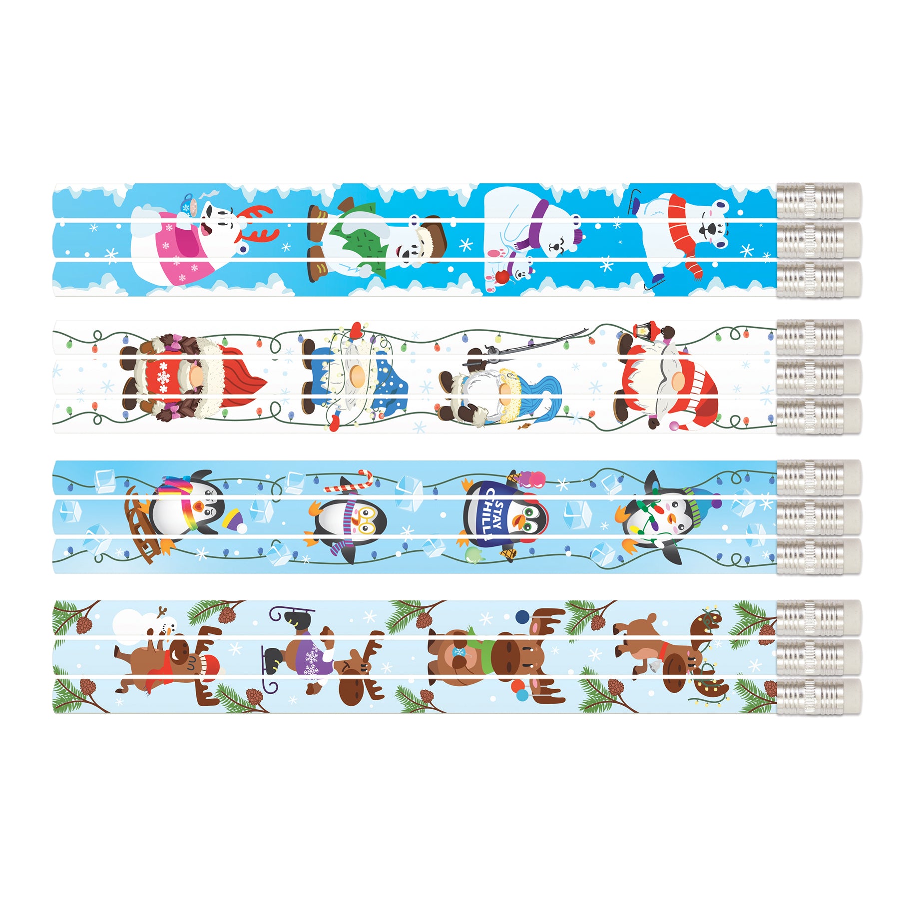 Winter Adventure Pencil, Pack of 12