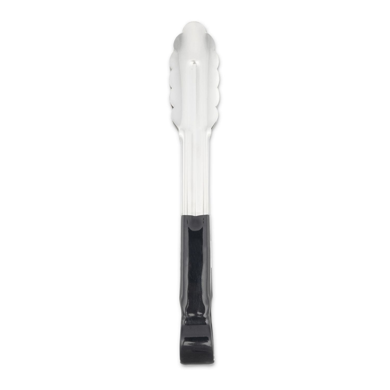 Dura-Kool Tongs, Stainless Steel, 9.5", Silver/Black