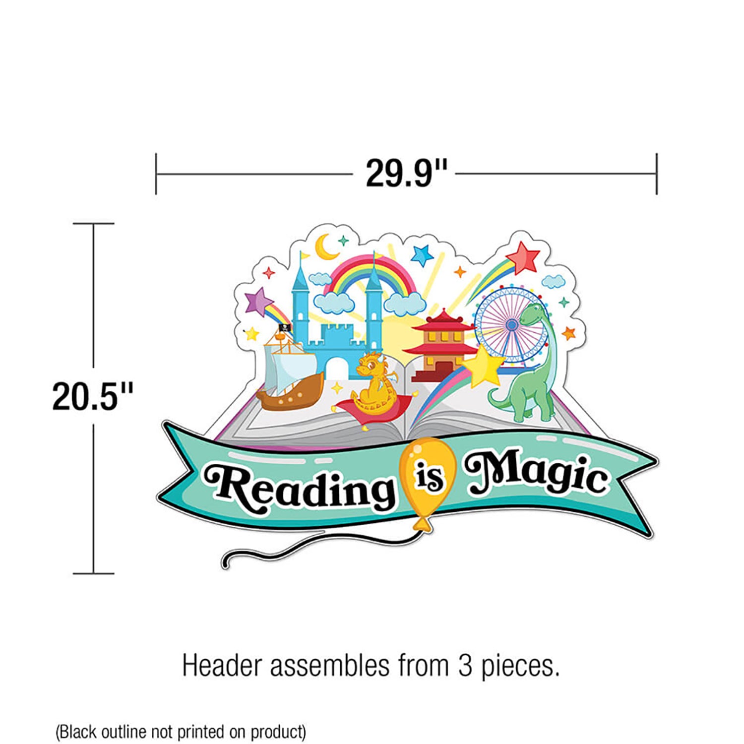 Reading Is Magic Bulletin Board Set