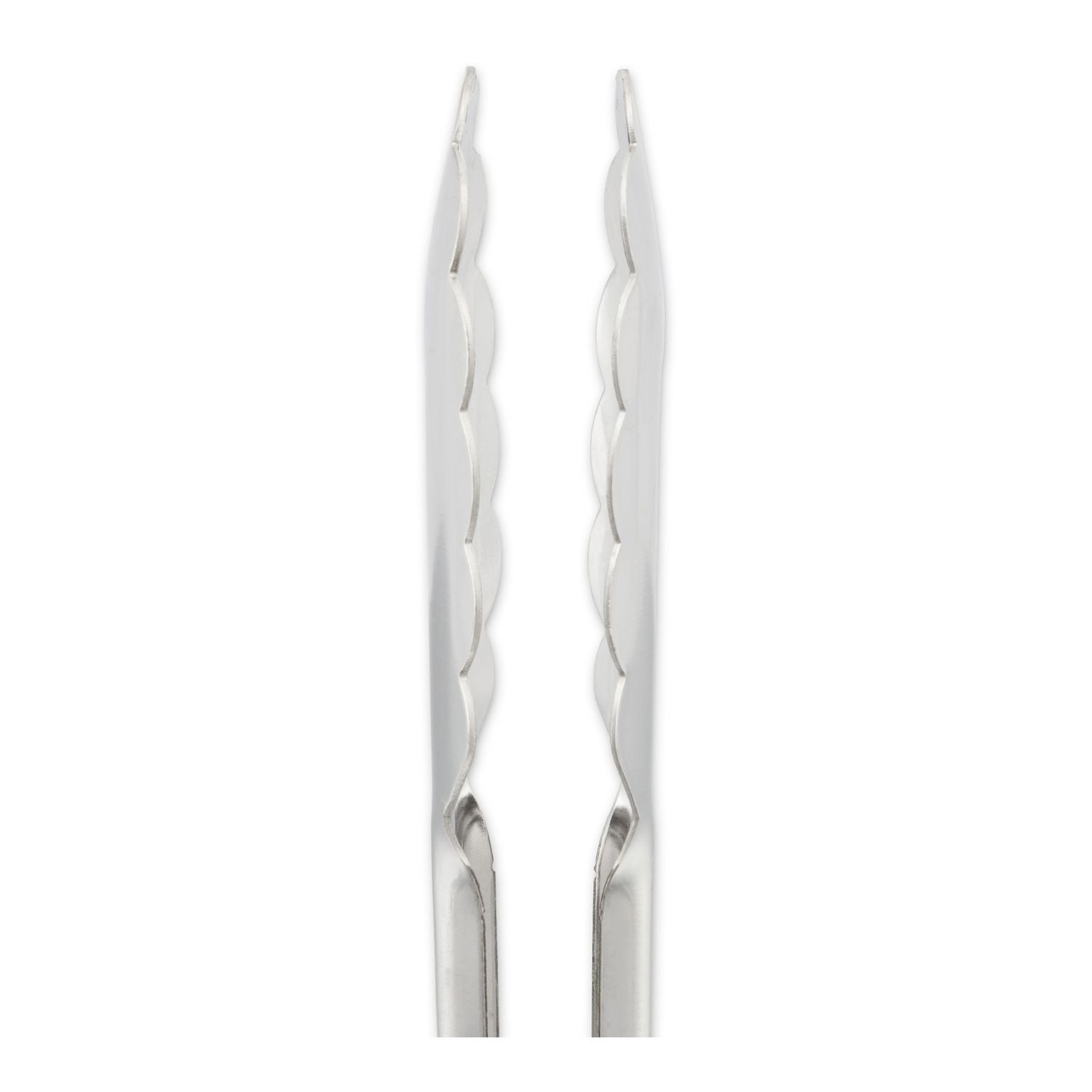 Dura-Kool Tongs, Stainless Steel, 9.5", Silver/Black