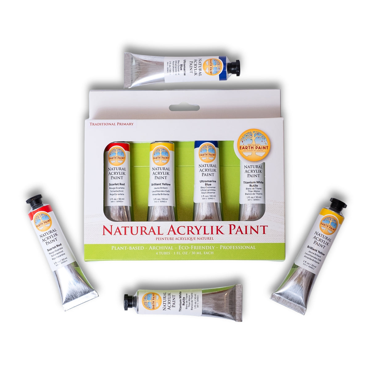 TRADITIONAL PRIMARY 4/SET 1OZ TUBES