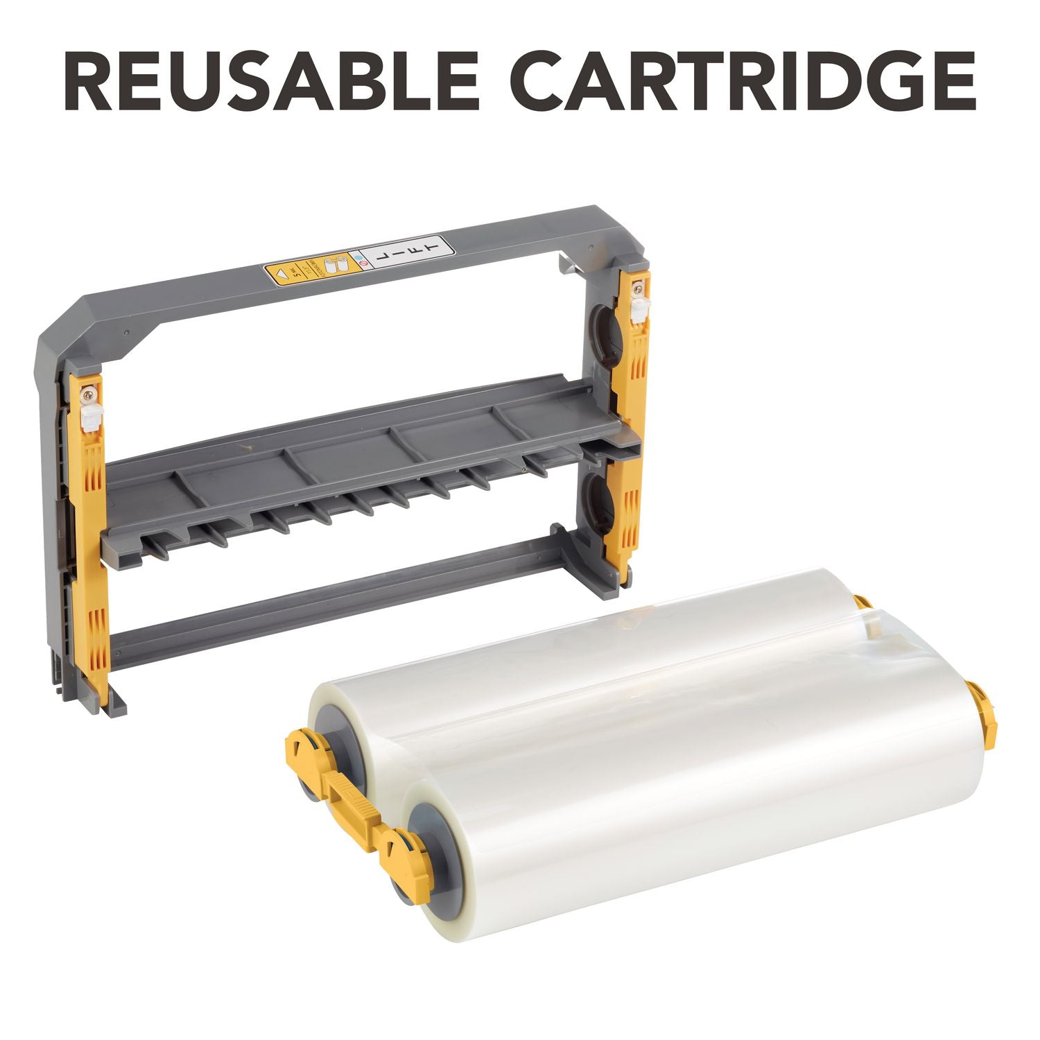 GBC Foton 30 Reloadable Cartridge - Sheet Size Supported: Letter 8.50" Width x 11" Length - Laminating Pouch/Sheet Size: 11.50" Width x 113 ft Length x 5 mil Thickness - Glossy - for Laminator - Clear - 1 Each