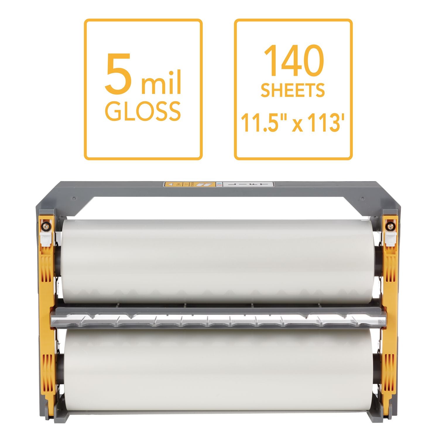 GBC Foton 30 Reloadable Cartridge - Sheet Size Supported: Letter 8.50" Width x 11" Length - Laminating Pouch/Sheet Size: 11.50" Width x 113 ft Length x 5 mil Thickness - Glossy - for Laminator - Clear - 1 Each
