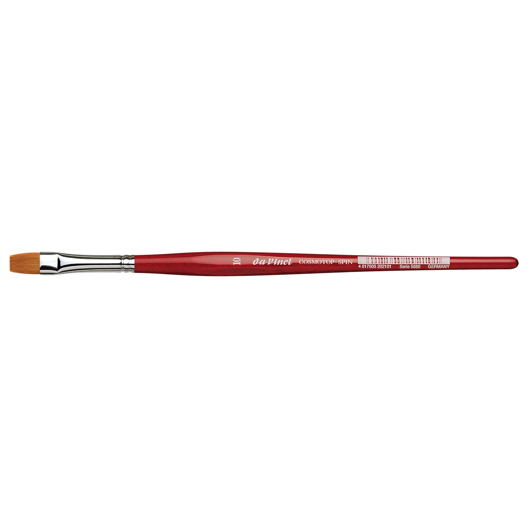 COSMOTOP-SPIN Silkpainting Brush, Synthetic, Watercolor, Flat, Size 10