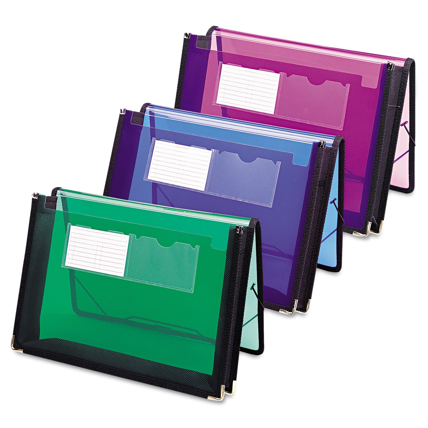 Smead Letter File Wallet - 8 1/2" x 11" - 2 1/4" Expansion - 2 Front Pocket(s) - Polypropylene - Green - 1 Each