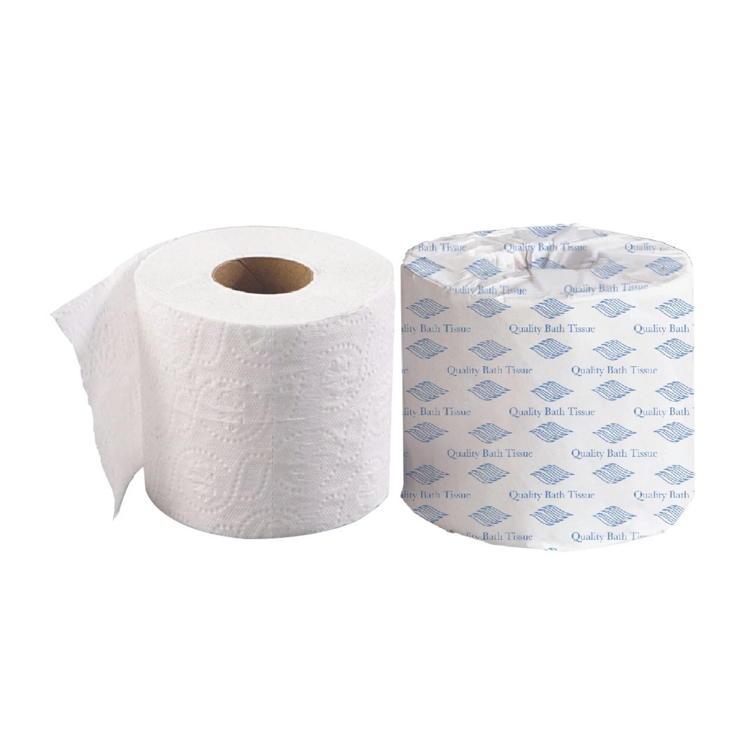 Standard Bath Tissue, White, 2-Ply, 4 x 3, 500 Sheets/Roll, 96 Rolls/Carton
