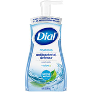 Dial Complete Spring Water Foaming Soap, Antibacterial, 10 fl oz Pump Bottle, Light Blue, Scented, pH Balanced, Paraben-free, Phthalate-free, Silicone-free, 1 Each