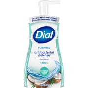 Dial Complete Original Foam Hand Wash Pump, Coconut Water Scent, 10 fl oz, Antibacterial, Moisturizing, Clear, Cruelty-free, pH Balanced, Sulfate-free, Paraben-free, 1 Each