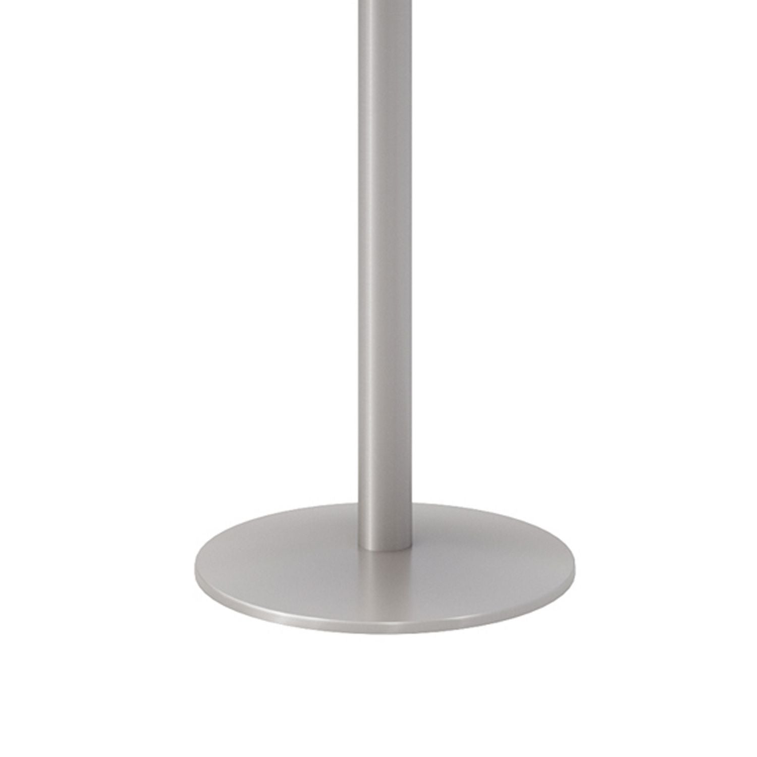 Pedestal Table with Four White Jive Series Chairs, Round, 36" Dia x 29h, Crisp Linen