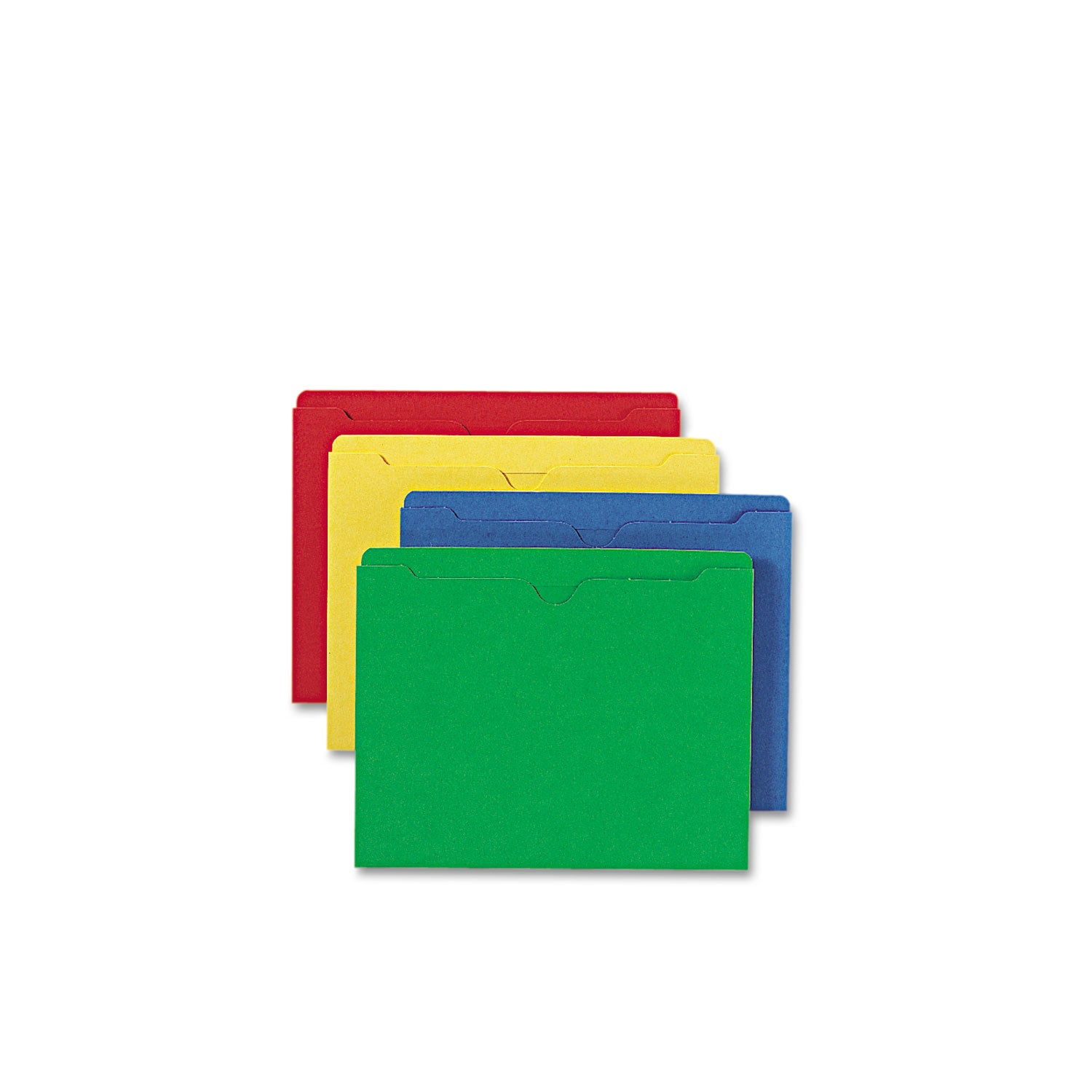 Smead Colored Straight Tab Cut Letter Recycled File Jacket