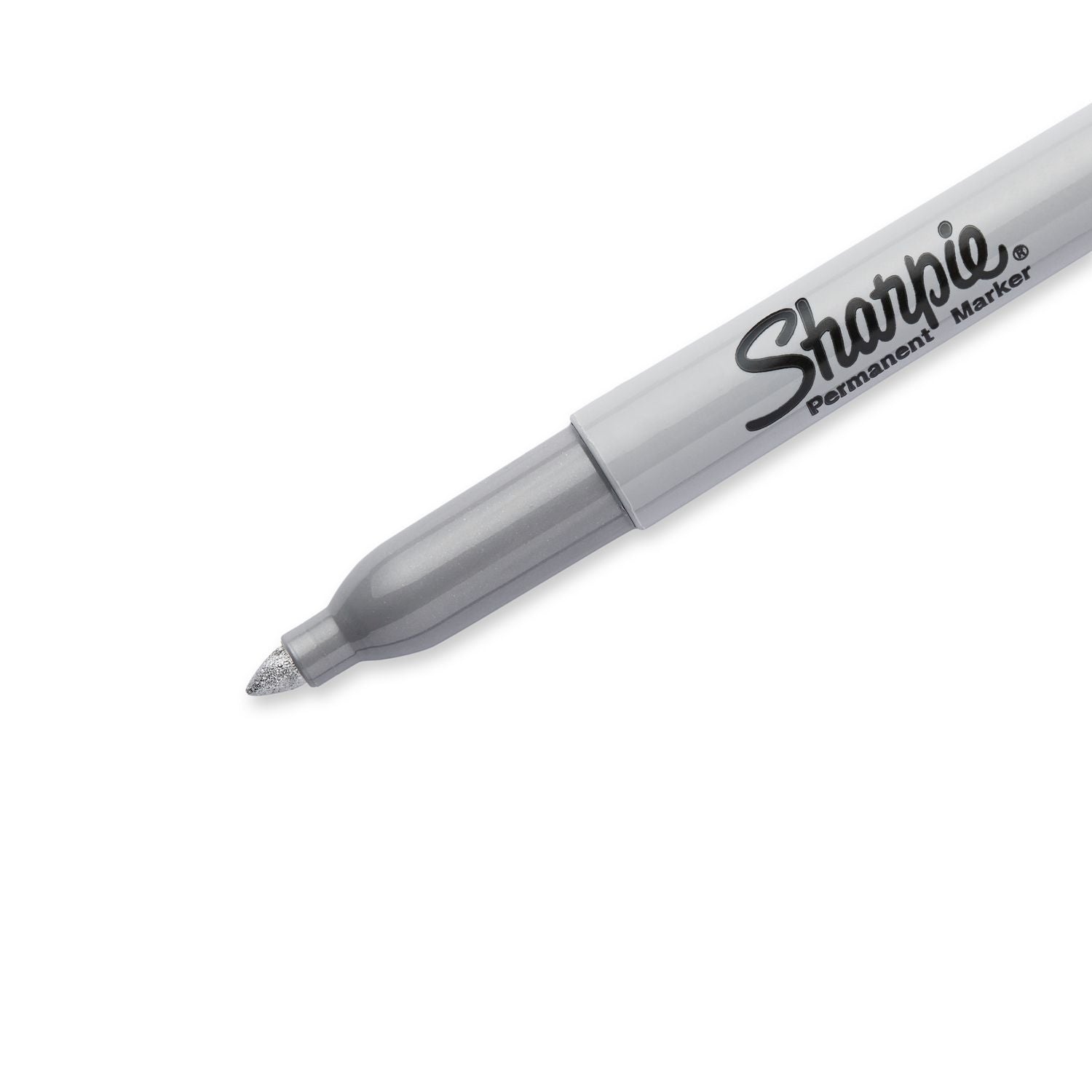Sharpie Metallic Fine Point Permanent Marker - Fine Marker Point - Metallic Silver Ink - 36 / Canister