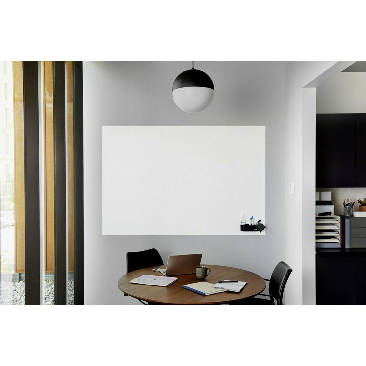 White Surface - White Sheet Color - Rectangle - 36" Length x 24" Width - Flexible, Stain Resistant, Easy Peel, Self-stick, Removable, Wipeable, Stain Proof - 1 Each