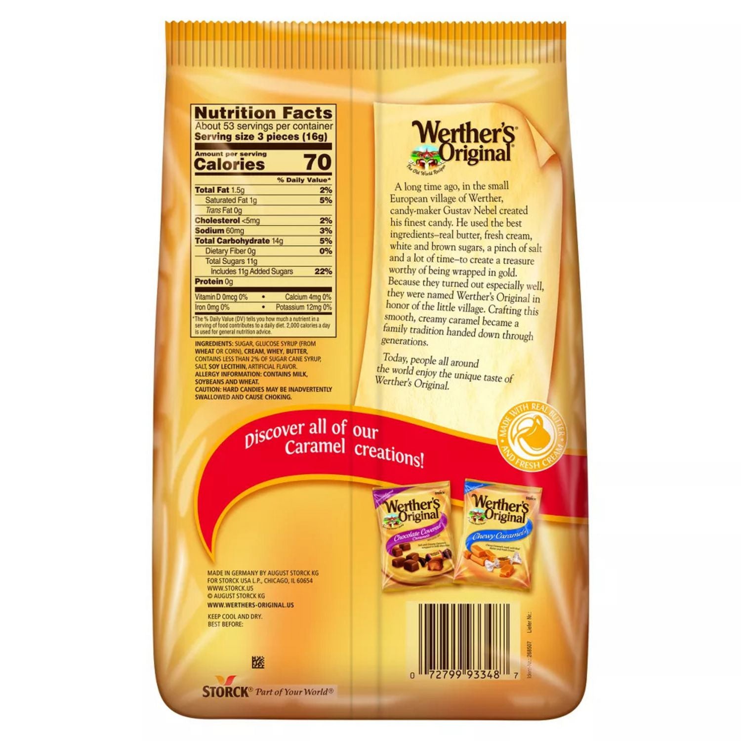 Green Rabbit Candy - Caramel - Individually Wrapped - 1.87 lb - 1 / Carton