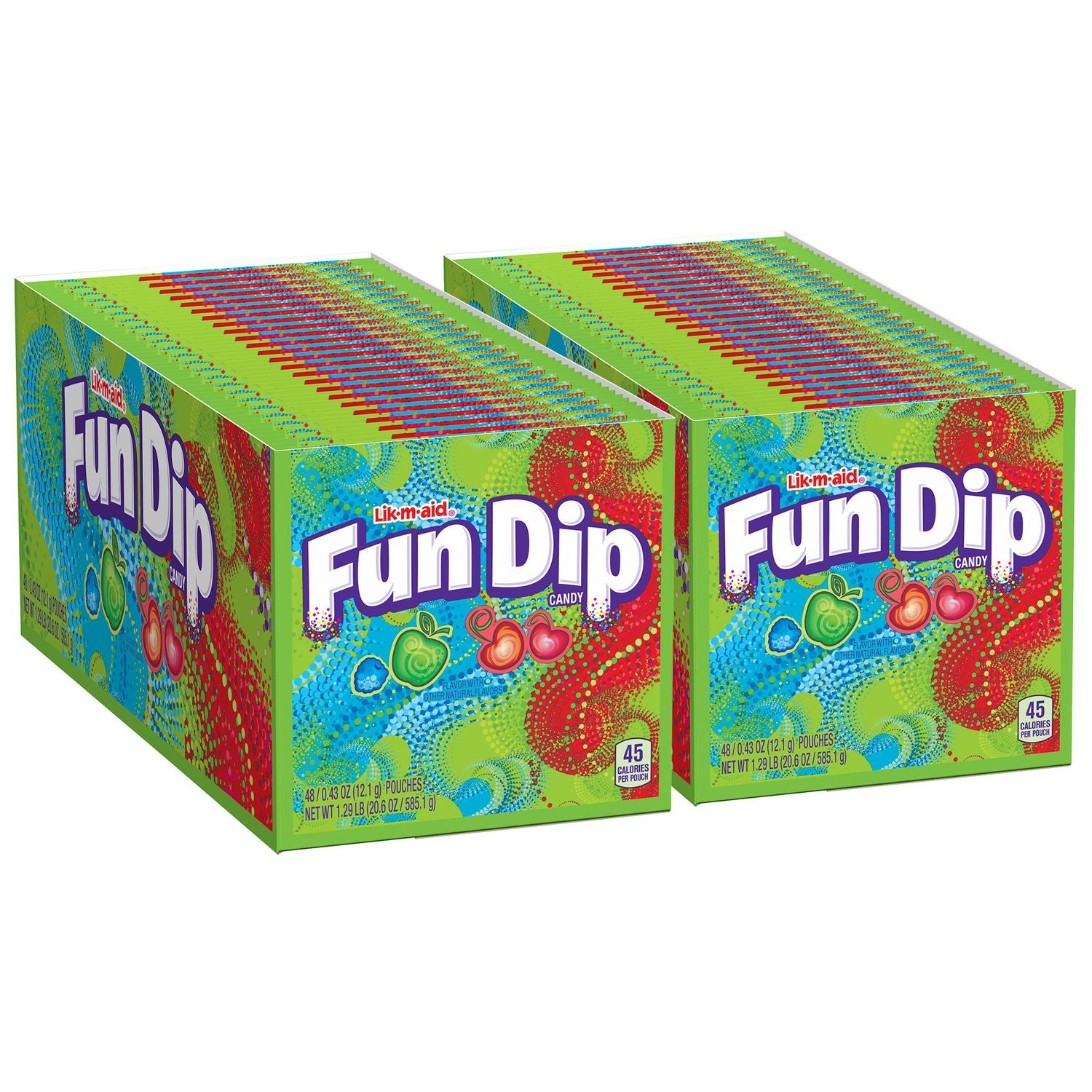 Cherry, Green Apple - Individually Wrapped - 0.43 oz - 48 /Box - 2 / Carton