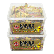 Haribo Gold Gummi Bears Fruity, 0.40 oz, 54 per Bag, 108 Bags per Carton