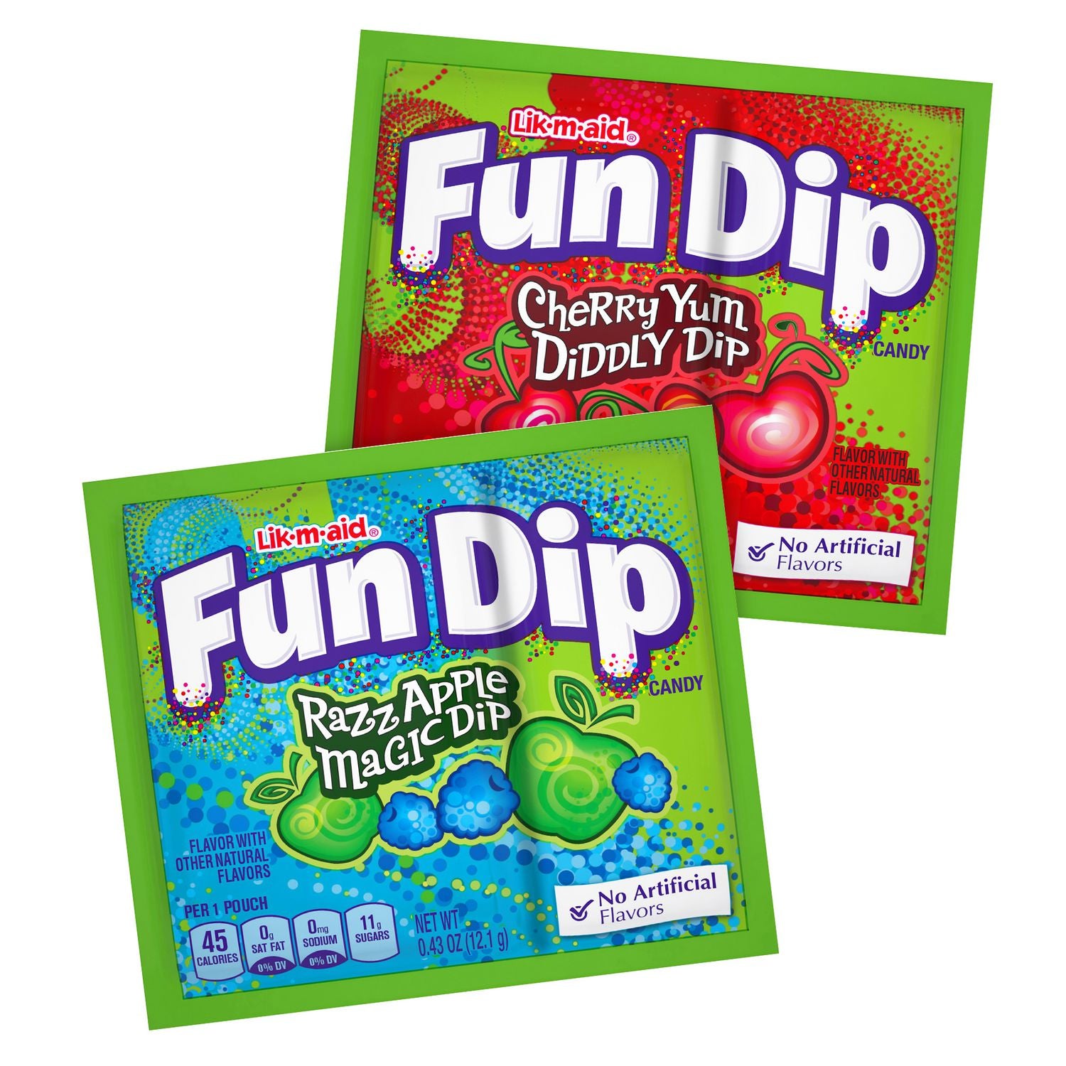 Cherry, Green Apple - Individually Wrapped - 0.43 oz - 48 /Box - 2 / Carton