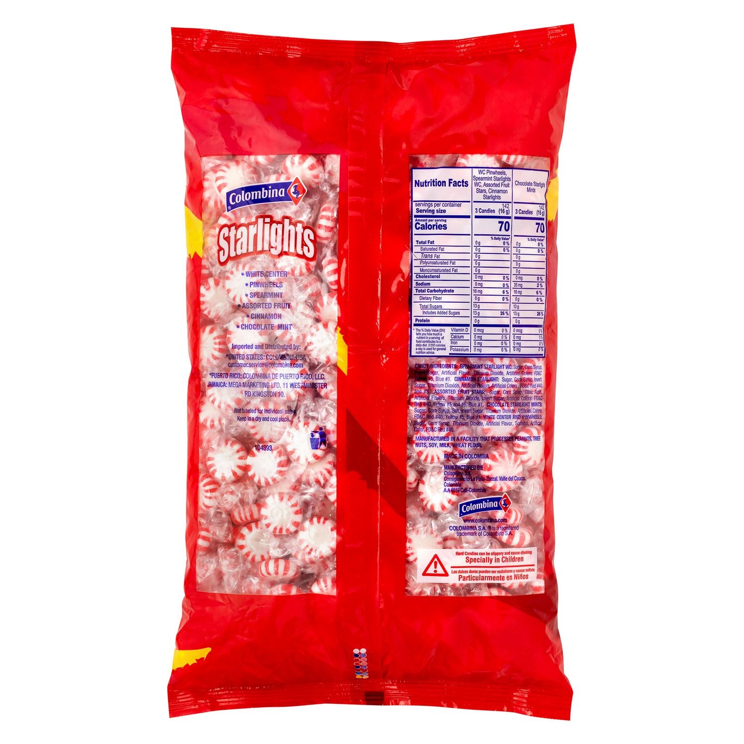 Peppermint - Individually Wrapped - 100 Pieces/Bag - 3 / Carton