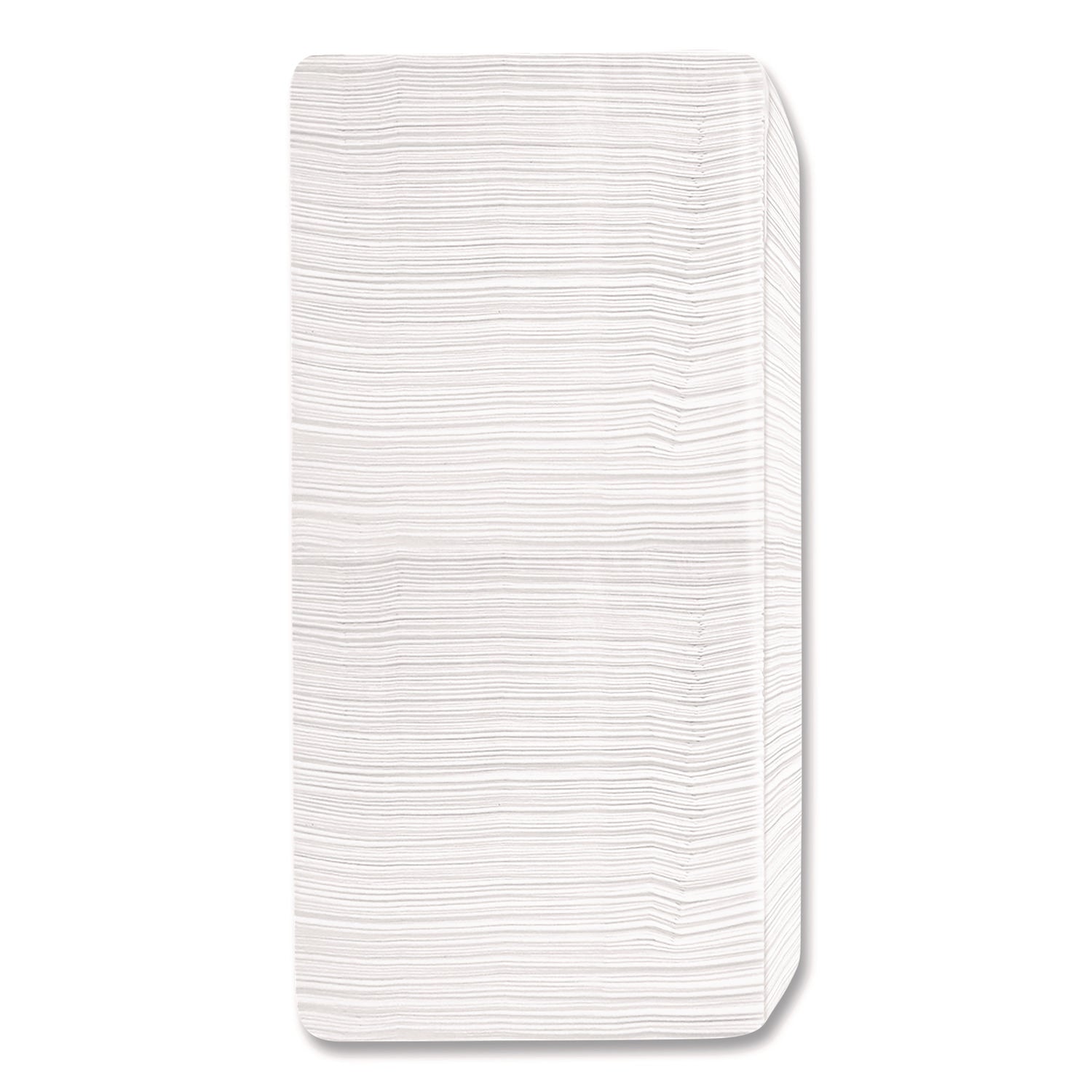 1/4-Fold Lunch Napkins, 1-Ply, 12" x 12", White, 500/Pack, 6 Packs/Carton