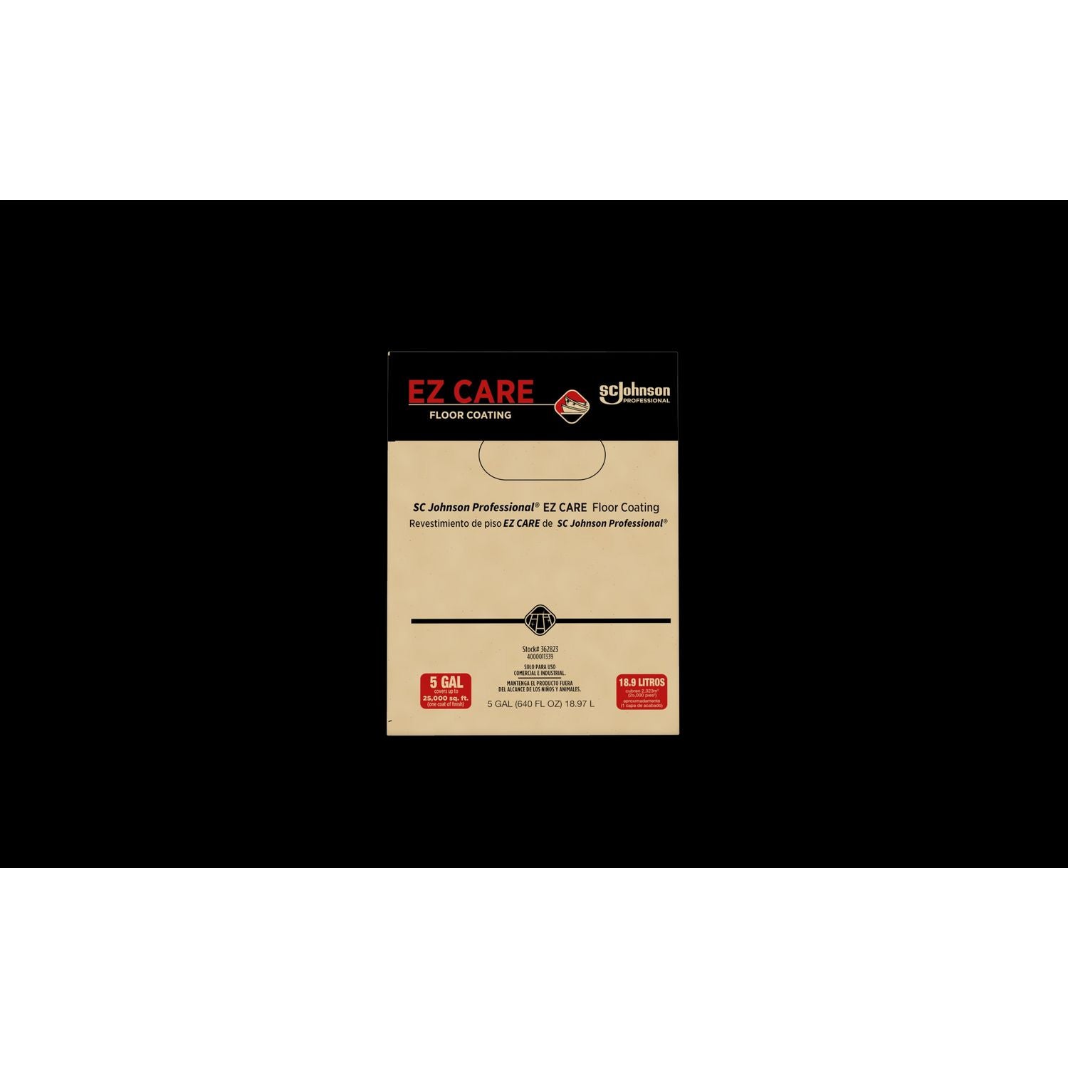 EZ Care Floor Coating, 5 gal Bag-in-Box