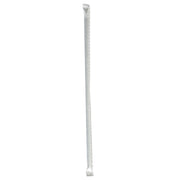 Wrapped Giant Straws, 10.25", Polypropylene, Black, 1,200/Carton