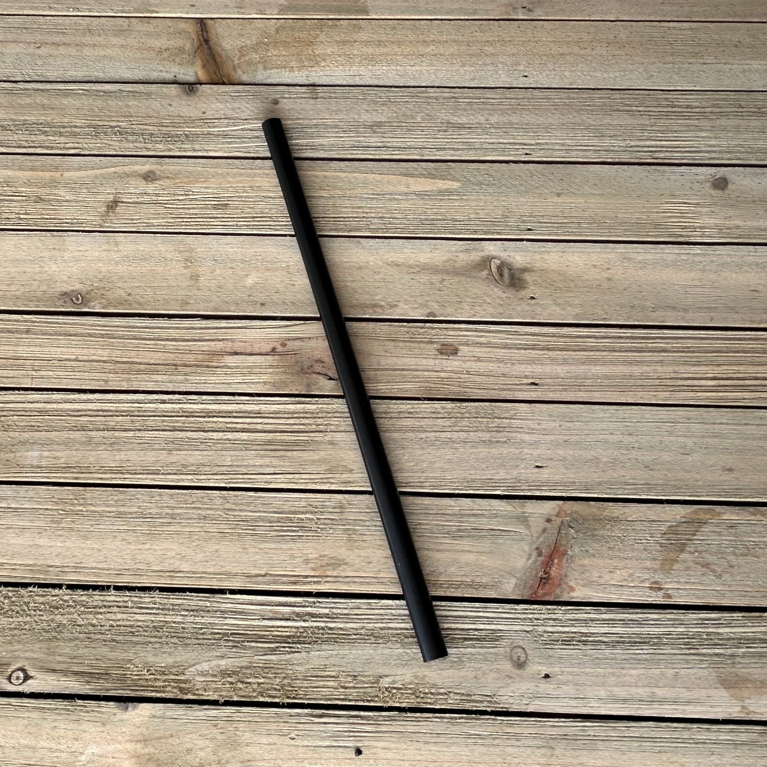 Jumbo Straws, 7.75", Polypropylene, Black, 12,500/Carton
