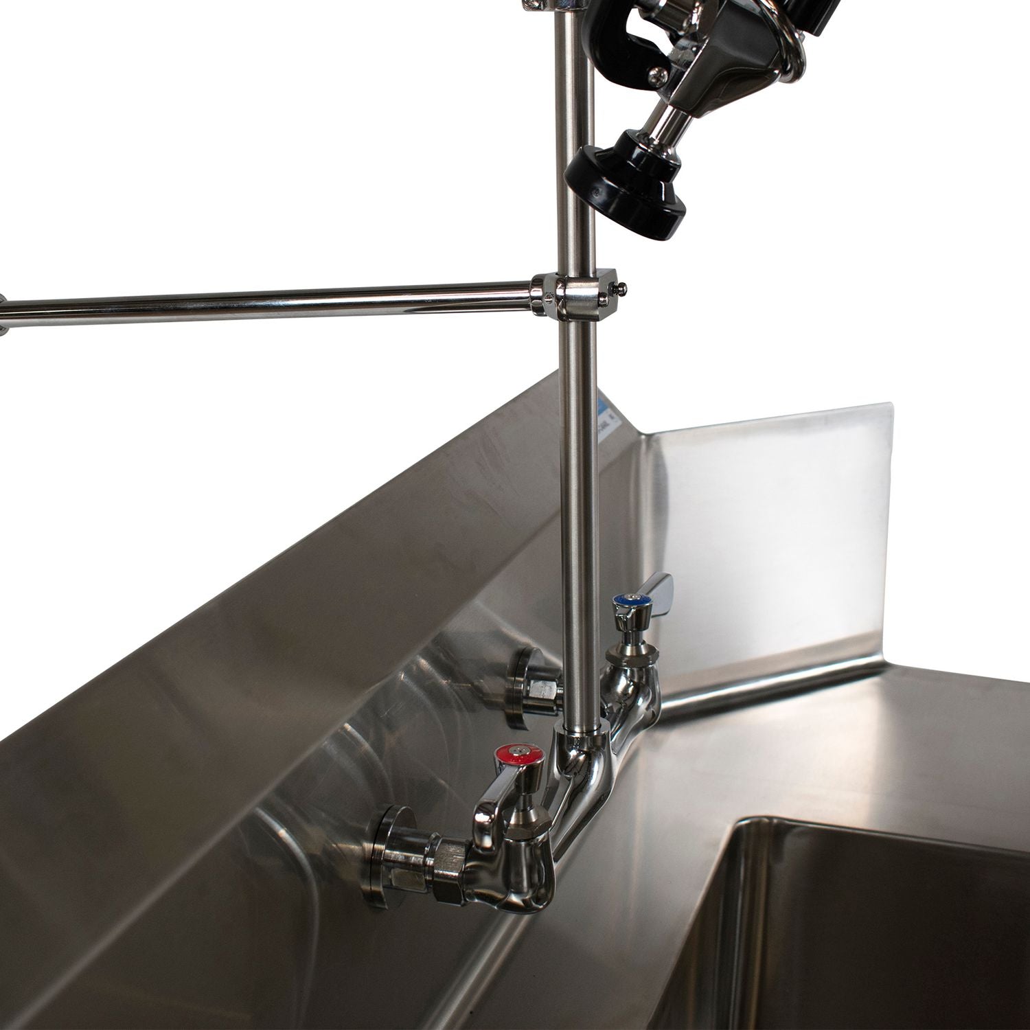 WorkForce Prerinse Add-A-Faucet, 8" Height, Chrome