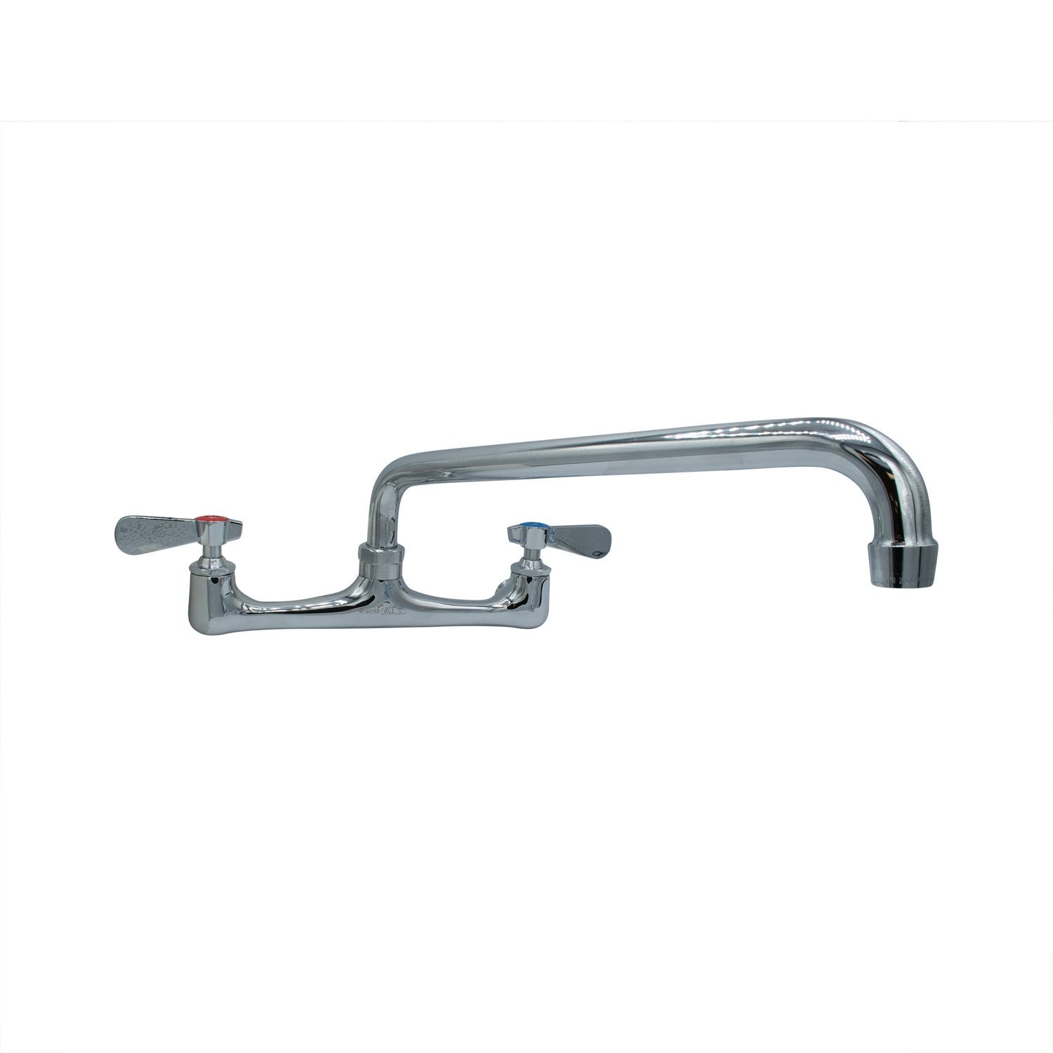 WorkForce Standard Duty Faucet, 4.62" Height/12" Reach, Chrome-Plated Brass