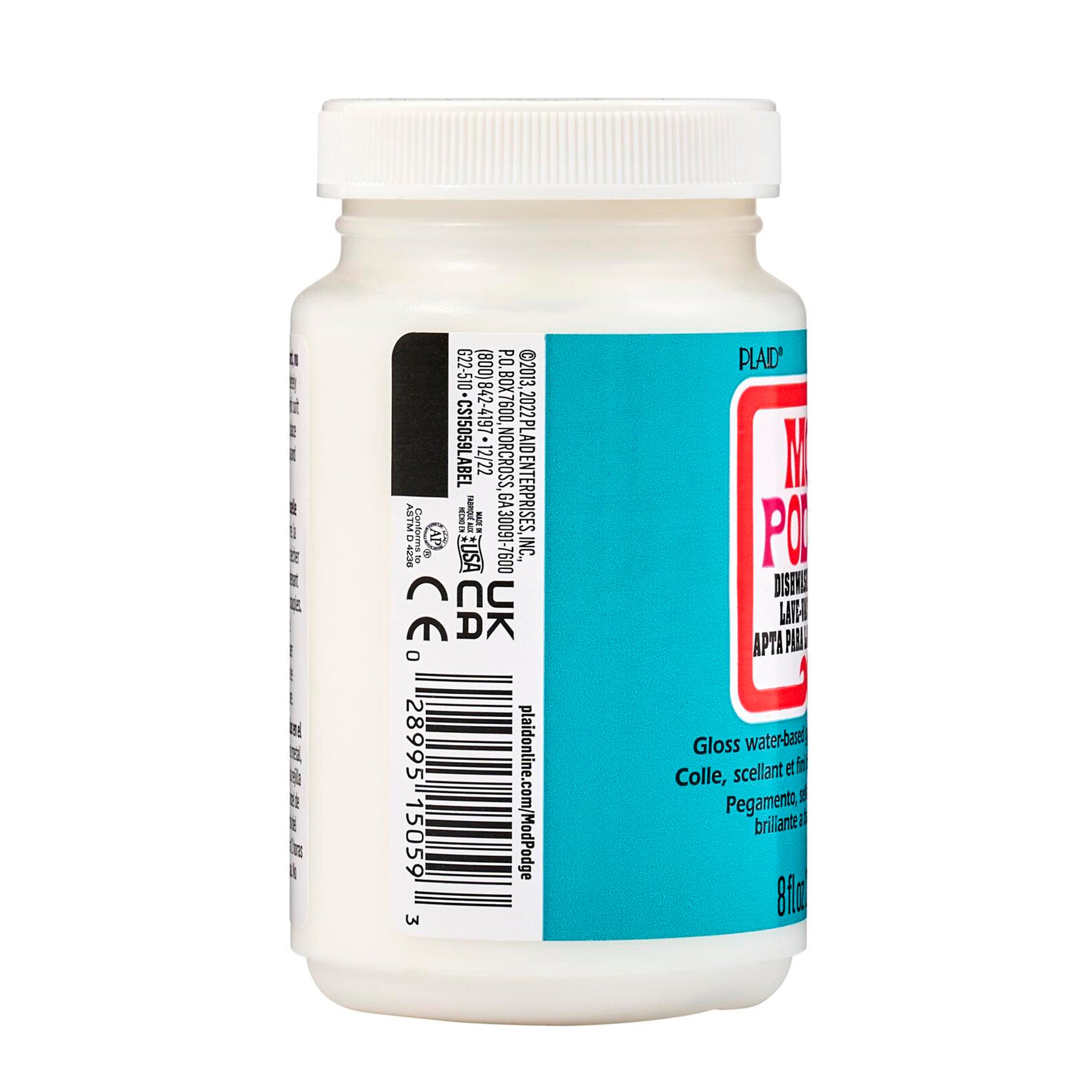 Decoupage Glue, Dishwasher Safe Gloss, 8oz.