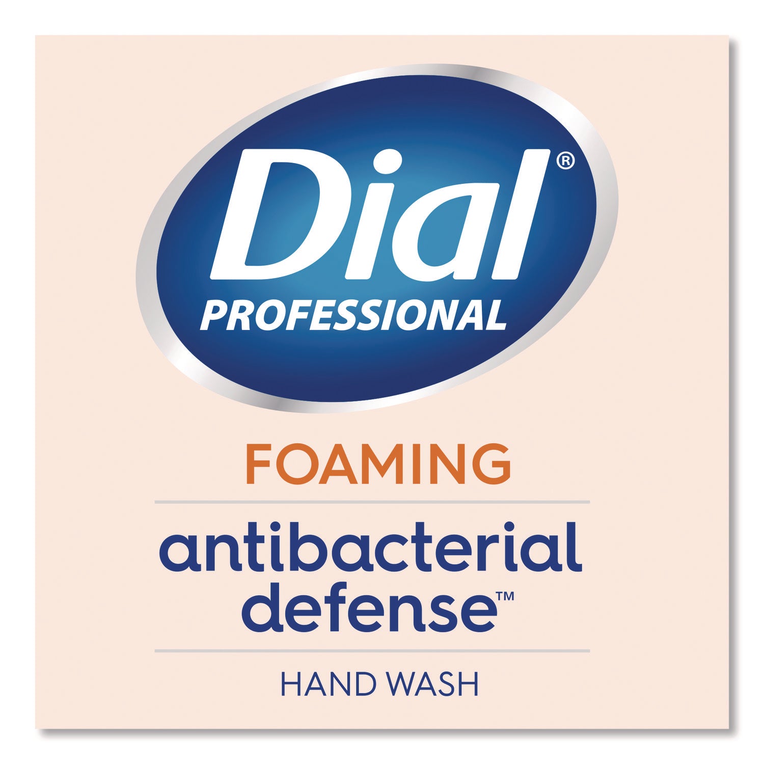 Dial Antibacterial Defense Foaming Handwash - Fresh Scent Scent - 1 gal - Pump Dispenser - Bacteria Remover - Hand, Skin - Antibacterial - Orange - Cruelty-free, Sulfate-free, Paraben-free, Phthalate-free, Silicone-free, pH Balanced - 1 Each