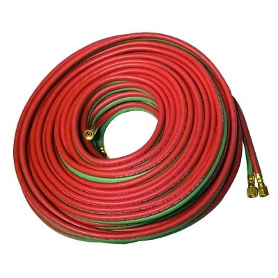 Welding Hose, 1/4 Inch ID, 3/8 Inch OD, 50 ft L, Grade T