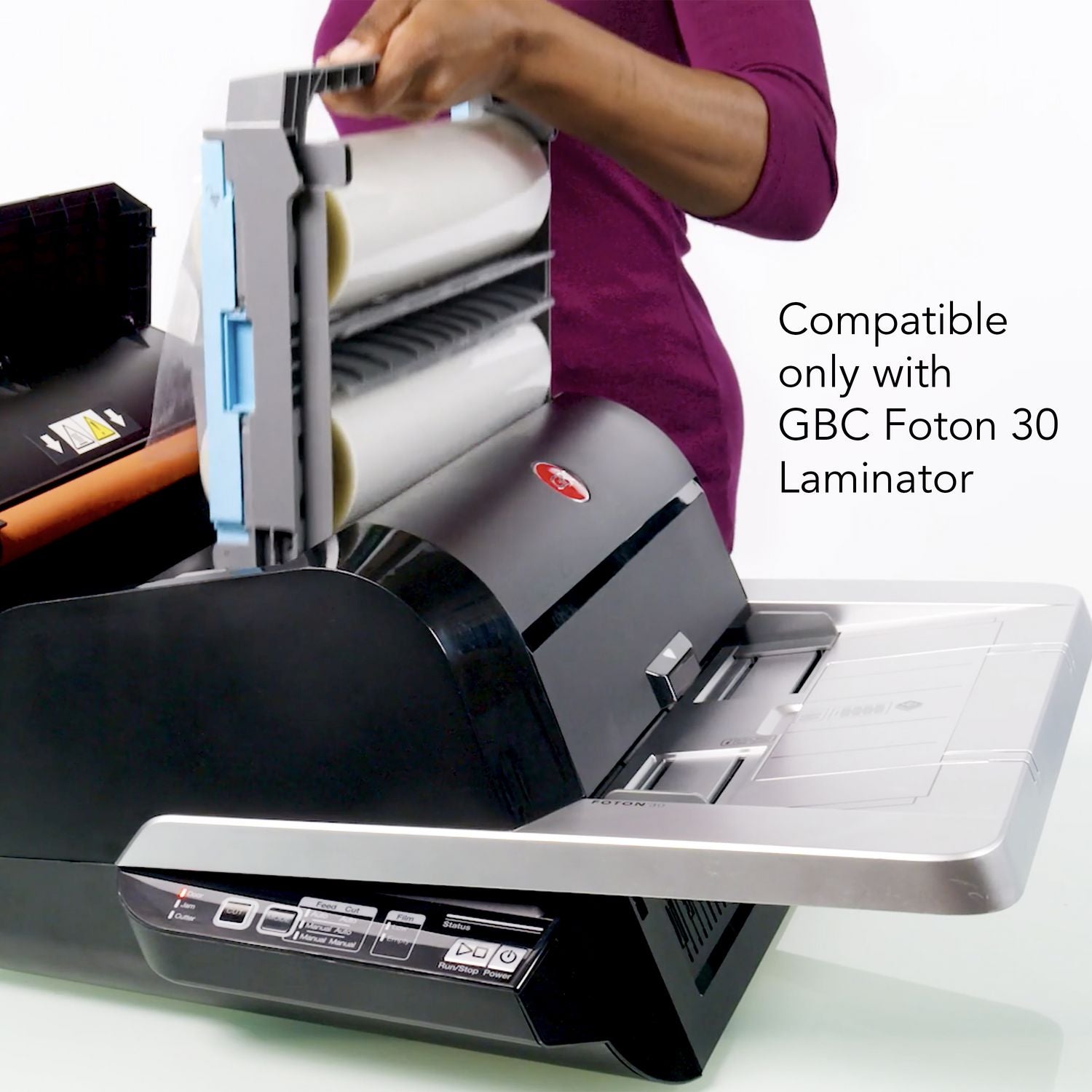 GBC Foton 30 Film Refill - Laminating Pouch/Sheet Size: 11.50" Width x 185 ft Length x 3 mil Thickness - Glossy - for Laminator - Refillable - 1 Each