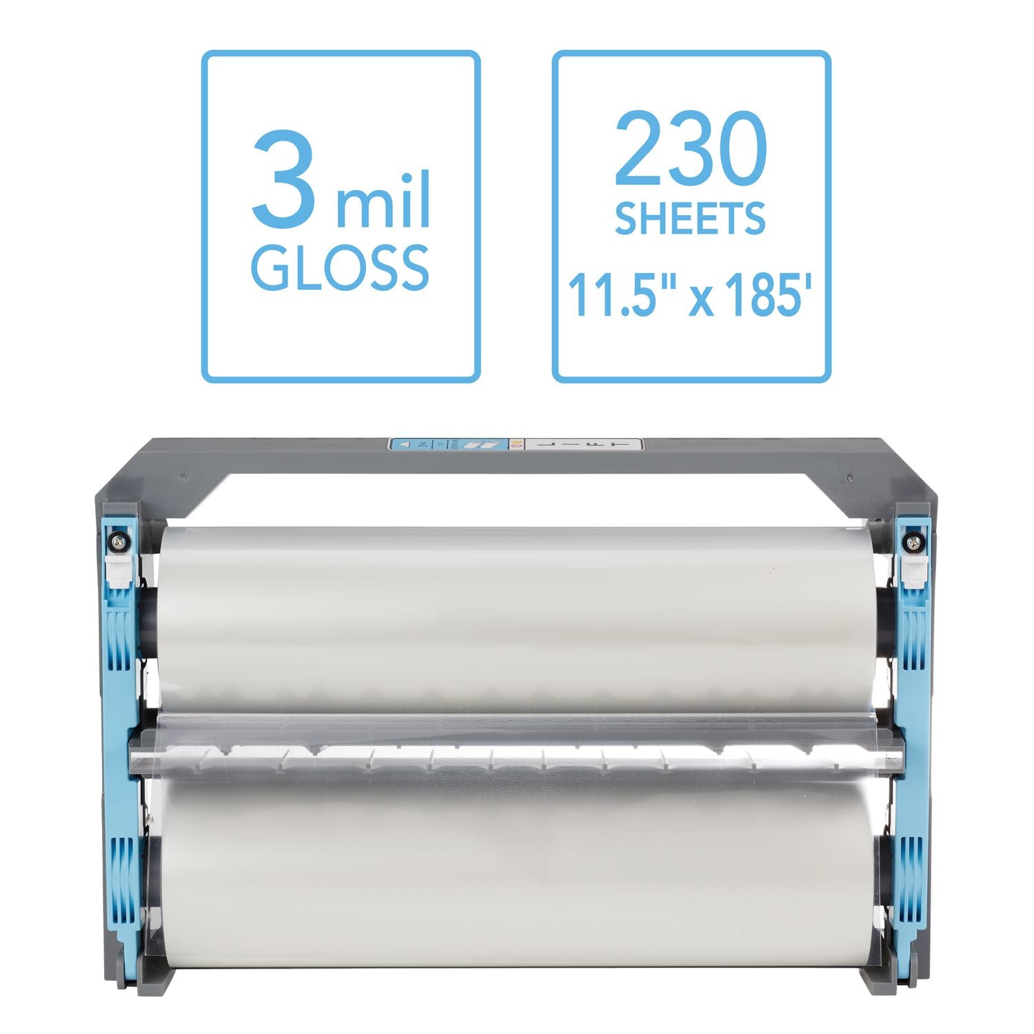 GBC Foton 30 Film Refill - Laminating Pouch/Sheet Size: 11.50" Width x 185 ft Length x 3 mil Thickness - Glossy - for Laminator - Refillable - 1 Each