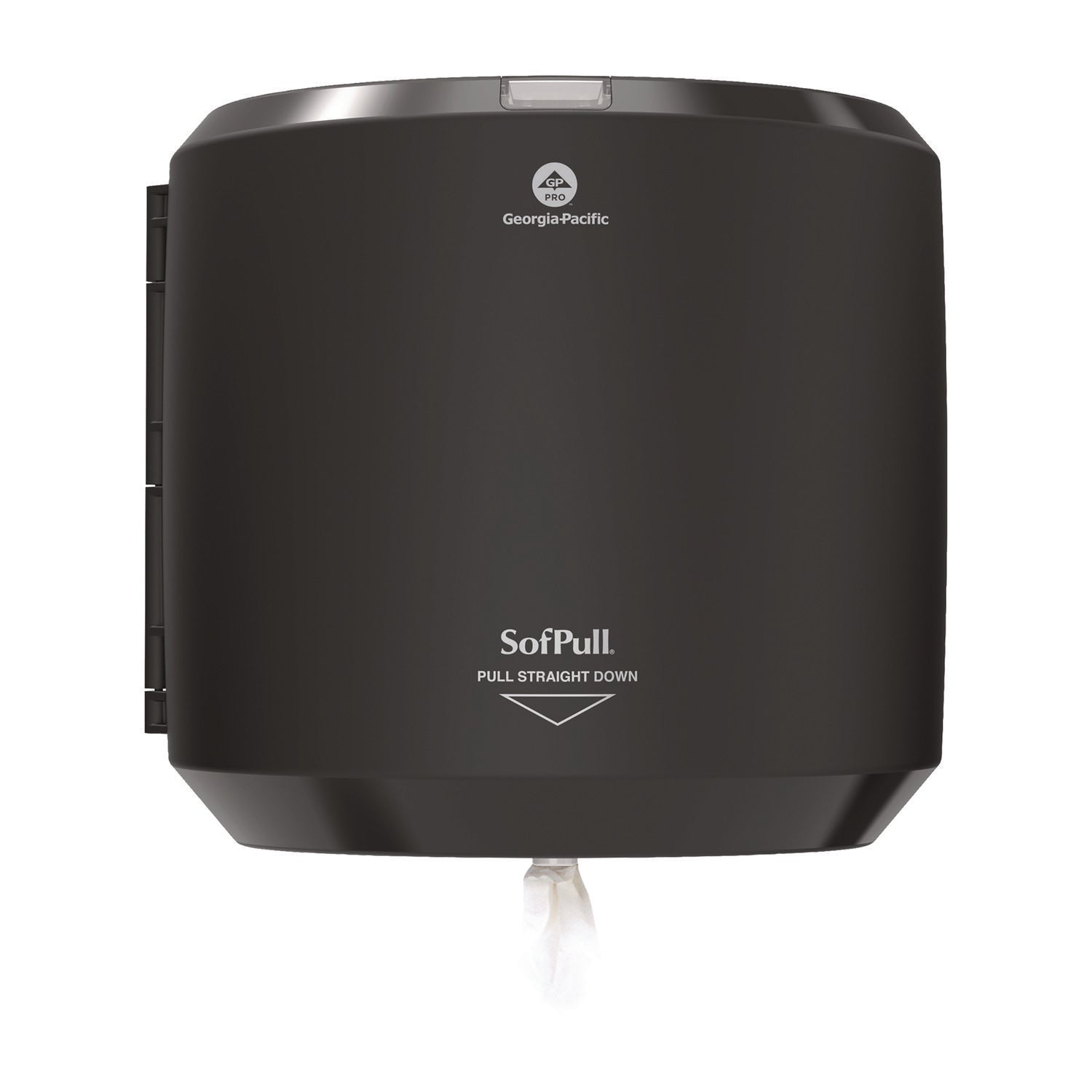 SofPull CenterPull Hand Towel Dispenser, 10.13 x 10.58 x 11.33, Black