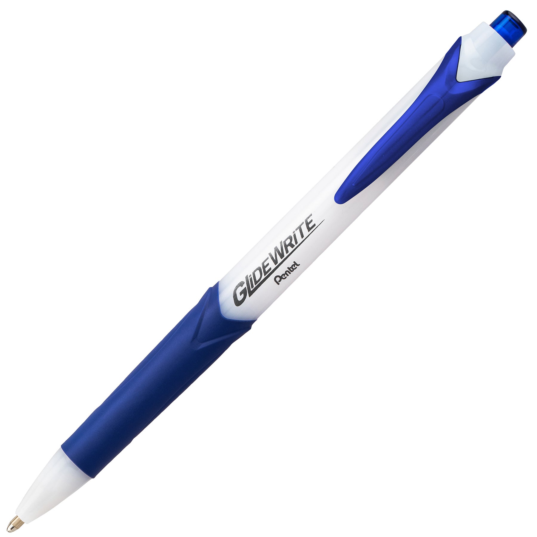 GlideWrite Ballpoint Pen with TechniFlo Ink, (1.0mm) Medium Line, Blue, 1 Dozen