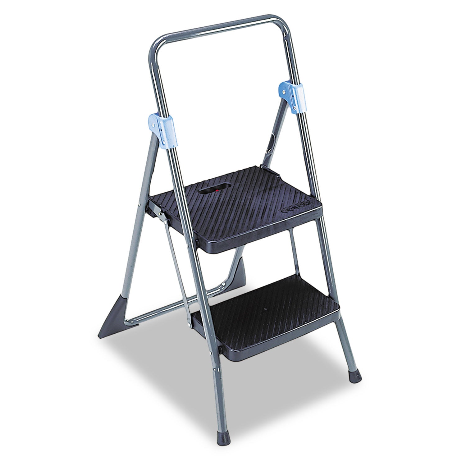 2 Step - 300 lb Load Capacity - 22.5" Width x 24.8" Depth x 39.5" Height - Gray