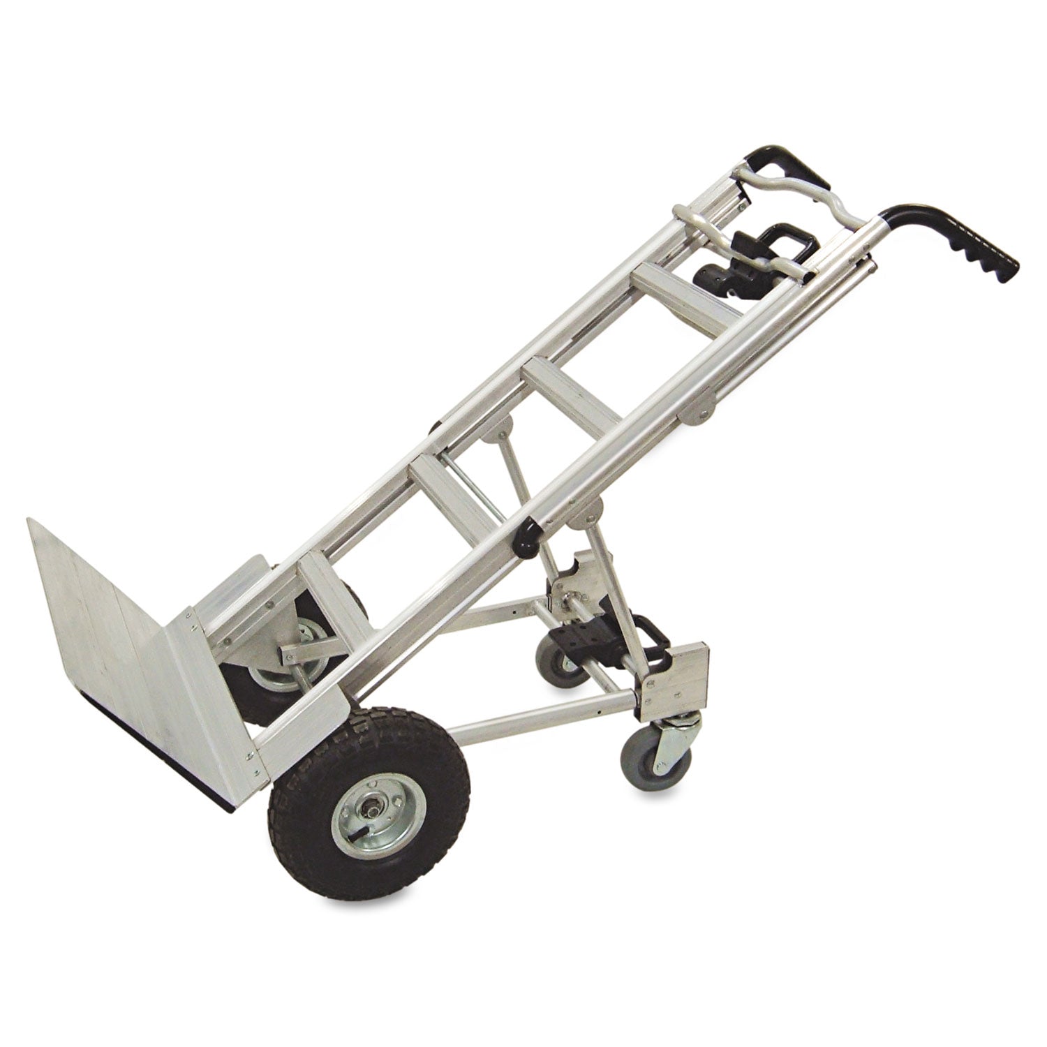 1000 lb Load Capacity - 4 Casters - Aluminum - 19" Width x 21" Depth x 47.50" Height - Silver Gray - 1 Each