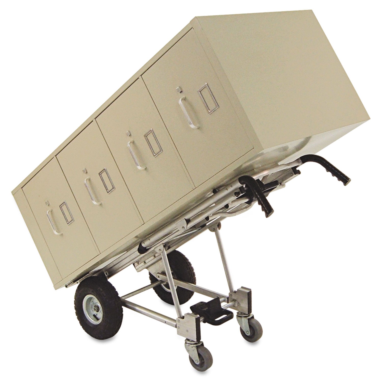 1000 lb Load Capacity - 4 Casters - Aluminum - 19" Width x 21" Depth x 47.50" Height - Silver Gray - 1 Each