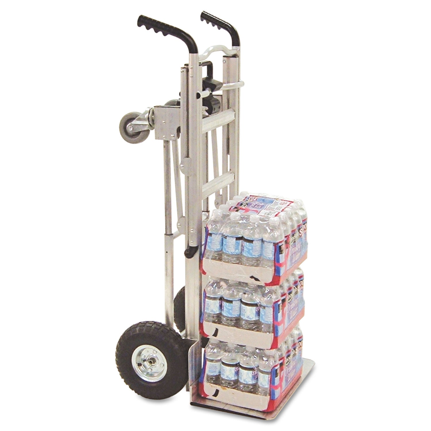 1000 lb Load Capacity - 4 Casters - Aluminum - 19" Width x 21" Depth x 47.50" Height - Silver Gray - 1 Each