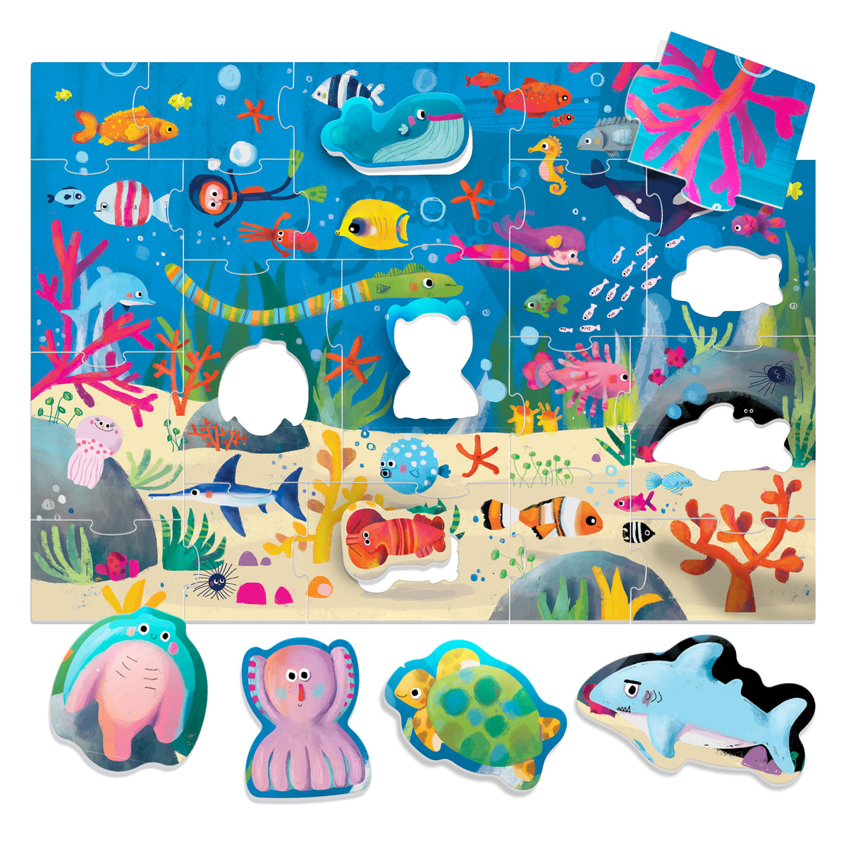 MAXI SHAPED PUZZLE SEA