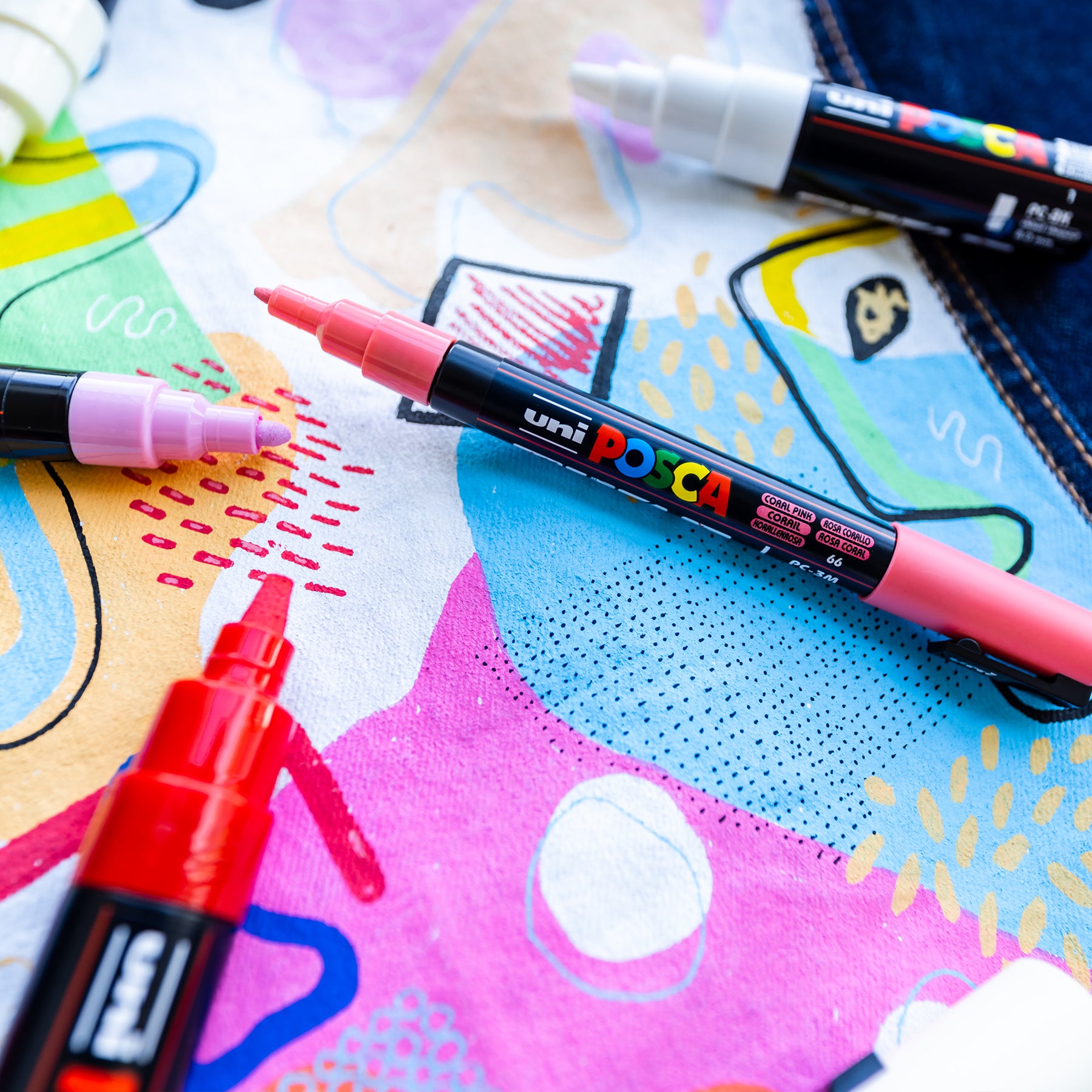 uni® POSCA PC-17K Water-Based Paint Markers, Extra Broad Tip (15mm), Black