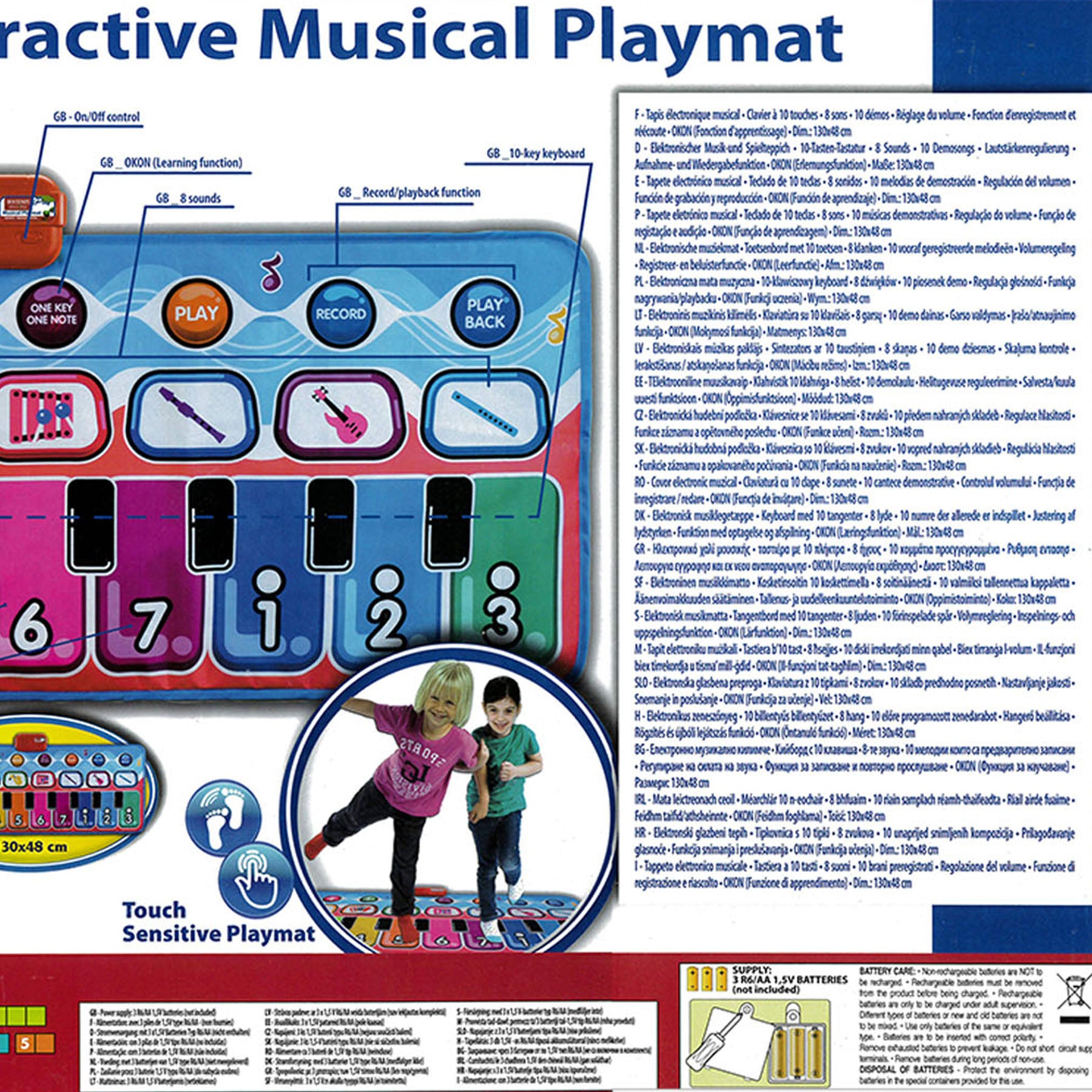 Interactive Musical Play Mat