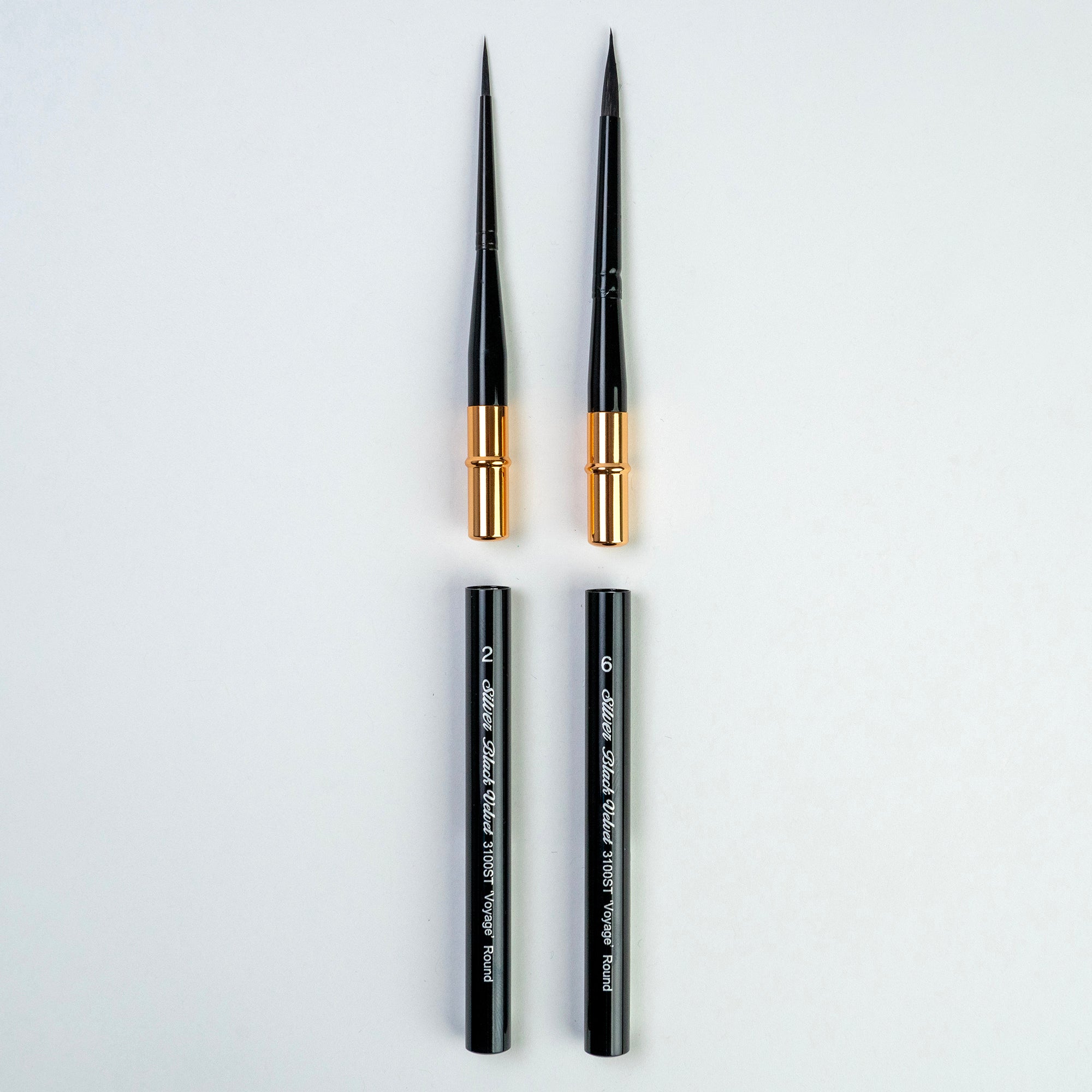 Black Velvet Small Travel Brushes, Set of 2