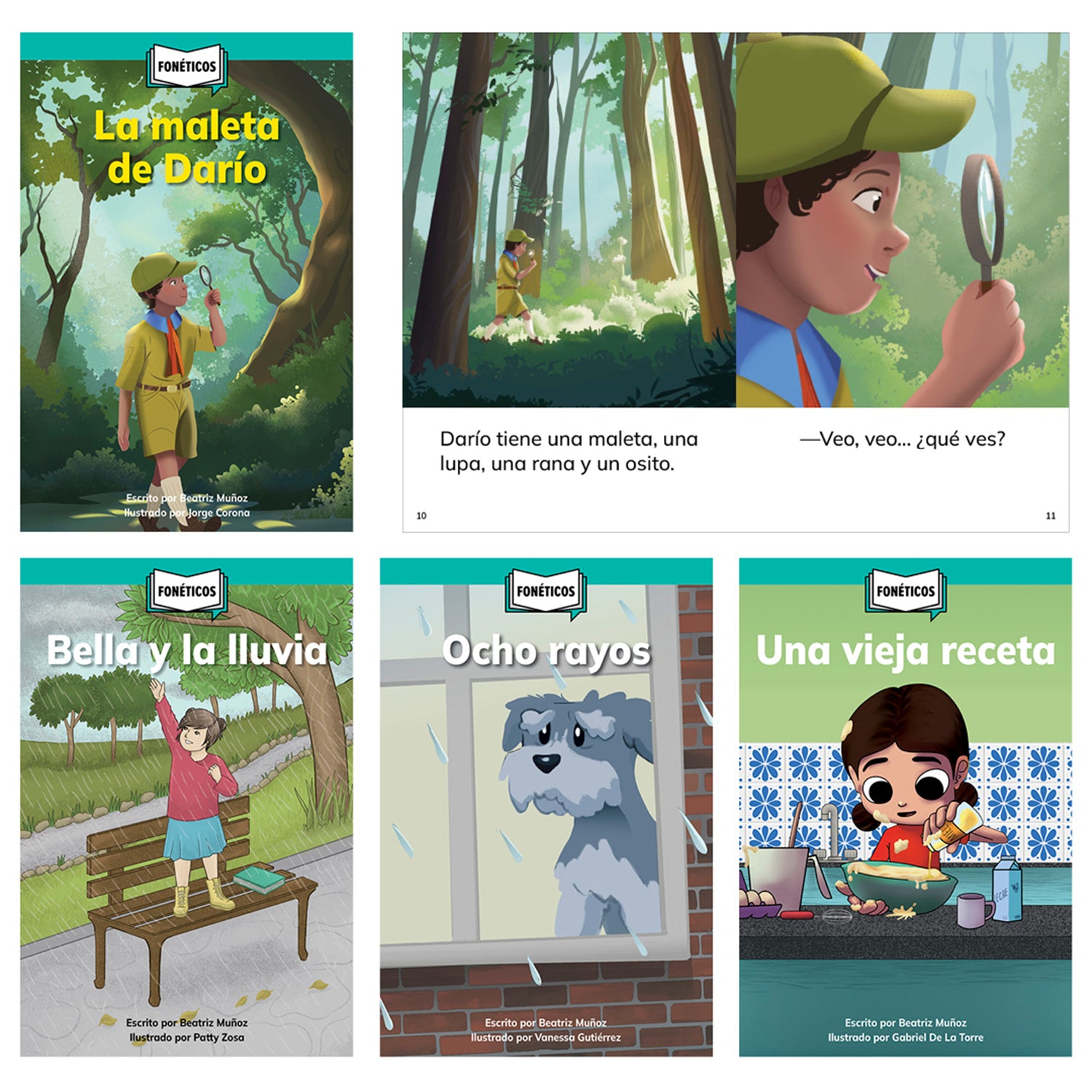 Fonéticos Decodable Readers Set 1