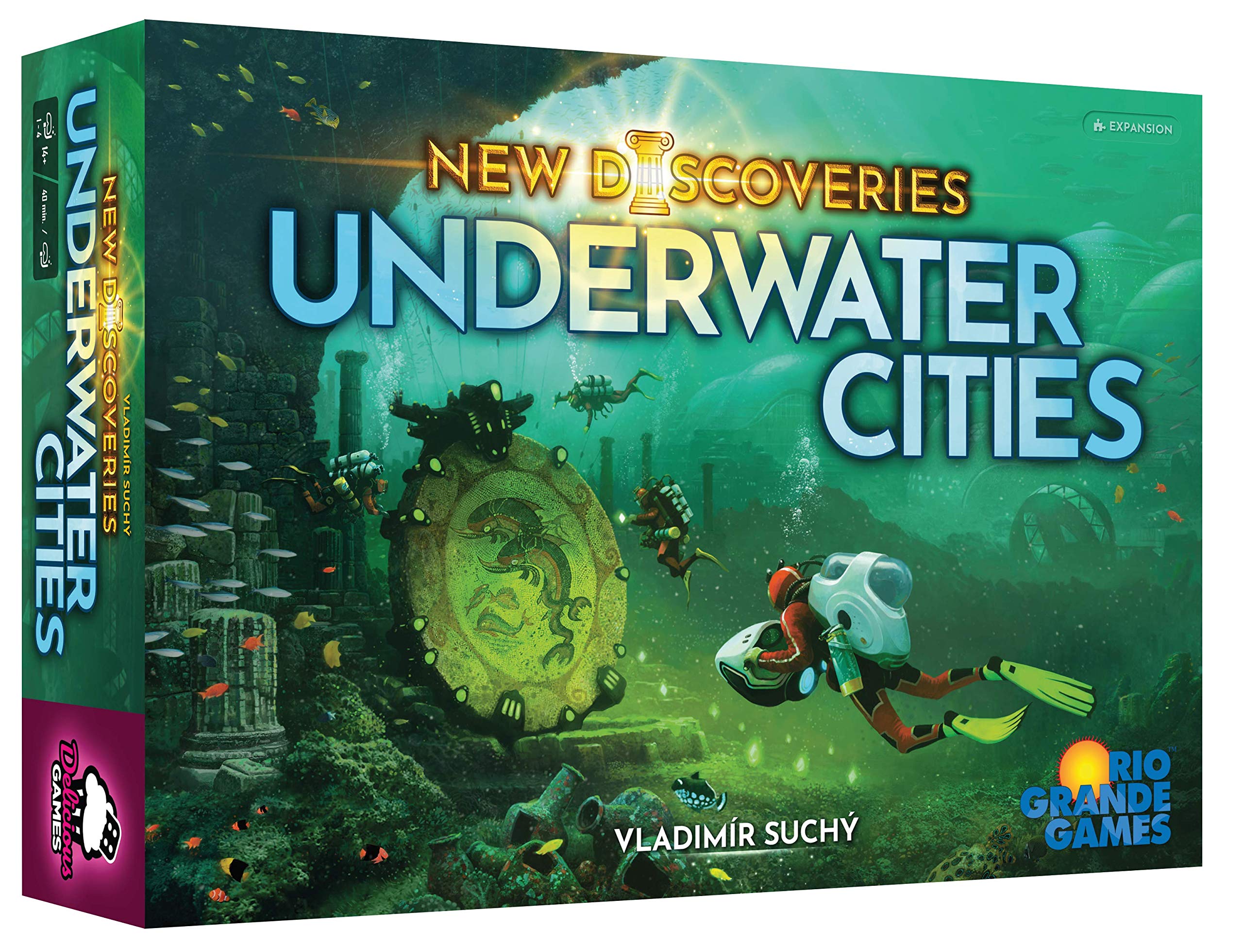 Rio Grande Games Underwater Cities New Discoveries Board Game Expansion Strategy