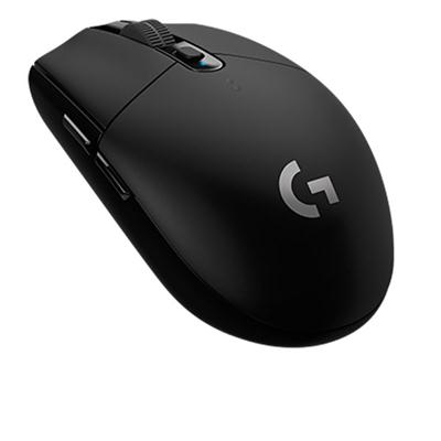 Logitech G305 LIGHTSPEED Wireless Gaming Mouse, HERO Sensor, 12,000 DPI, 6 Programmable Buttons, Black