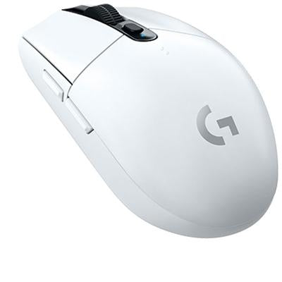 Logitech G305 LIGHTSPEED Wireless Gaming Mouse, HERO Sensor, 12,000 DPI, 6 Programmable Buttons, White