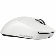 Logitech G PRO X SUPERLIGHT 2c wireless gaming mouse, 51 g pro-grade compact mouse with 5 programmable buttons, USB-C charging, 44K DPI sensor, up to 8 kHz polling for PC/Mac, White